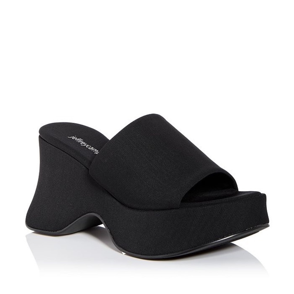 JEFFREY CAMPBELL 6Teen Platform Wedge Slide Sandals